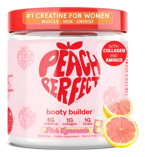 Creatina Peach Perfect Monohidrato Pink Lemonade Micronizada – Fuerza, Potencia y Recuperación