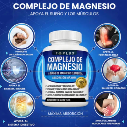 Magnesio Complex 1000mg | Descanso, energía y bienestar real